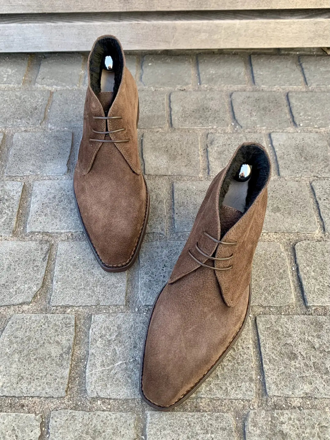 Bontoni Desert Boot Fur Lined in suede, view 2
