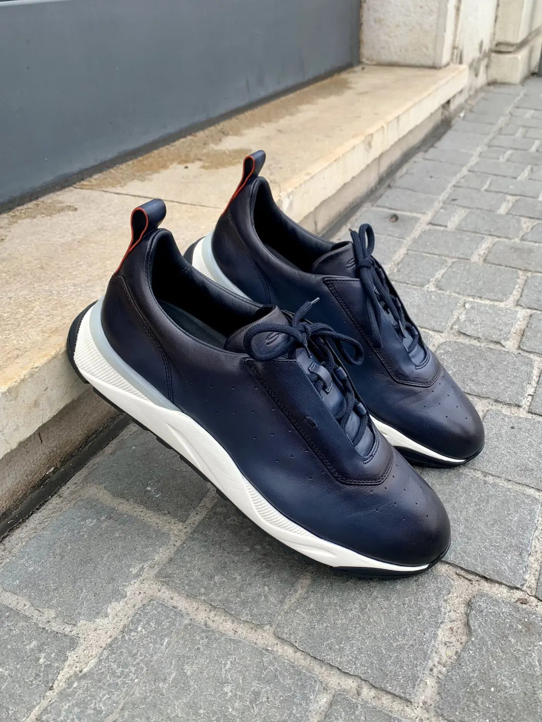 Santoni Easy Sneakers in calf leather