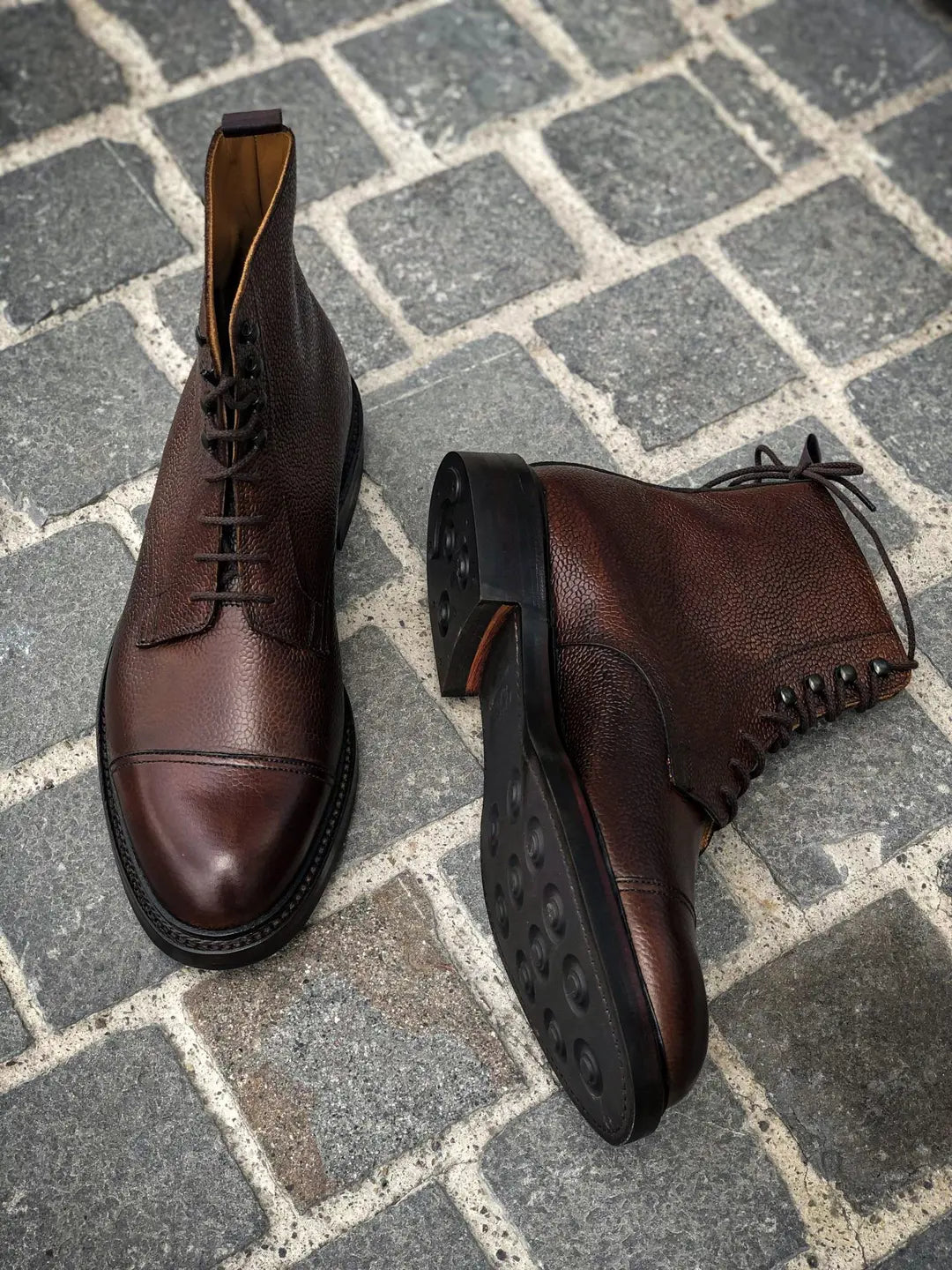 Crockett & Jones Coniston Scotch Grain Boot, view 3