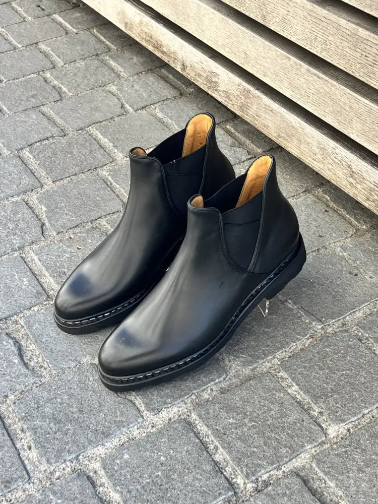Paraboot Valdaine Black Calf Chelsea Boot, view 3