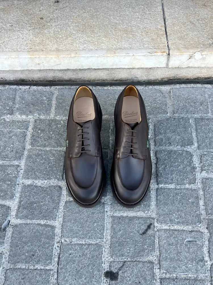 Paraboot Chambord Brown Rough Out Derby, view 2