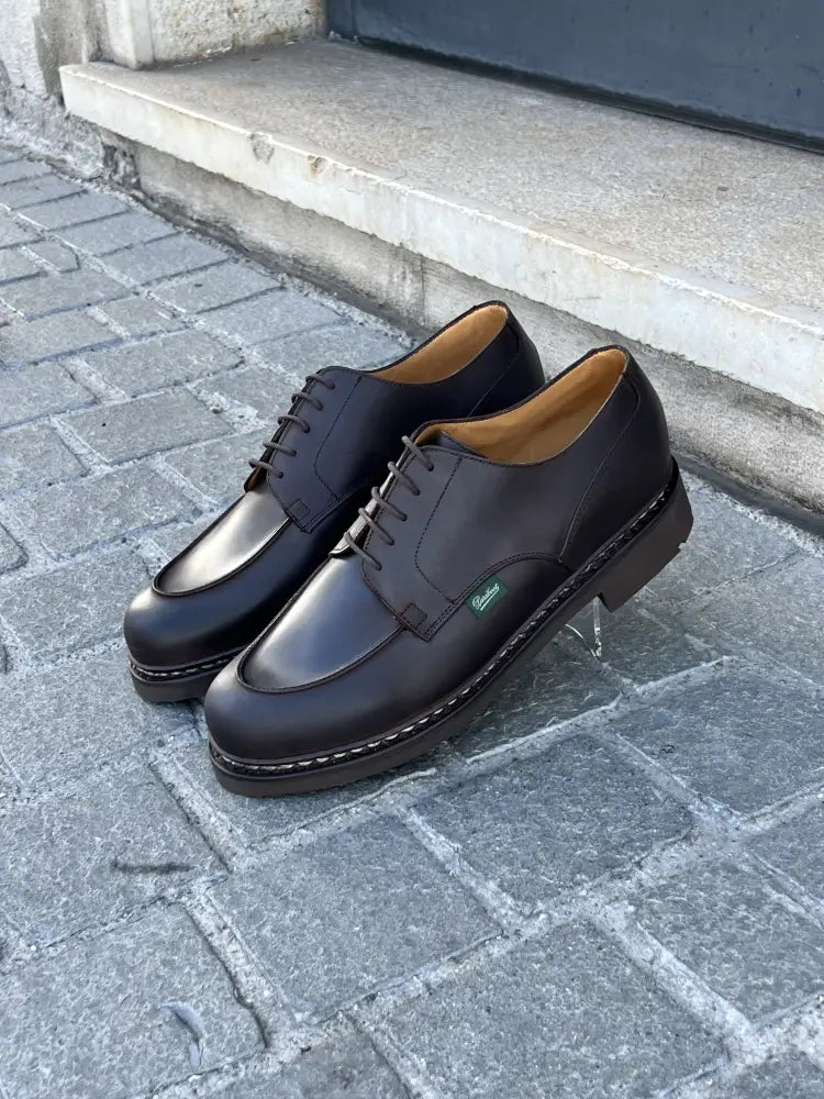Paraboot Chambord Brown Rough Out Derby, view 4