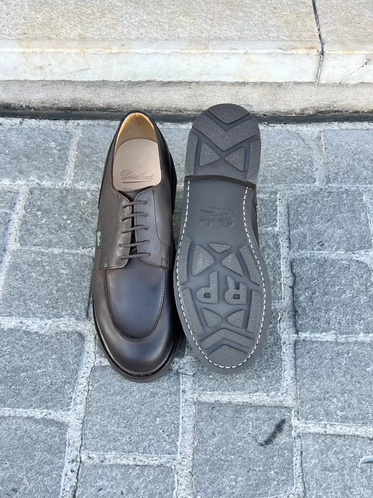 Paraboot Chambord Brown Rough Out Derby, view 3