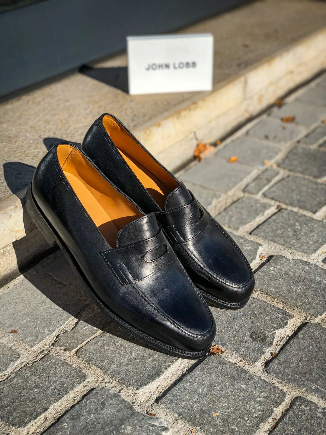 John Lobb Lopez Loafer in roughout suede