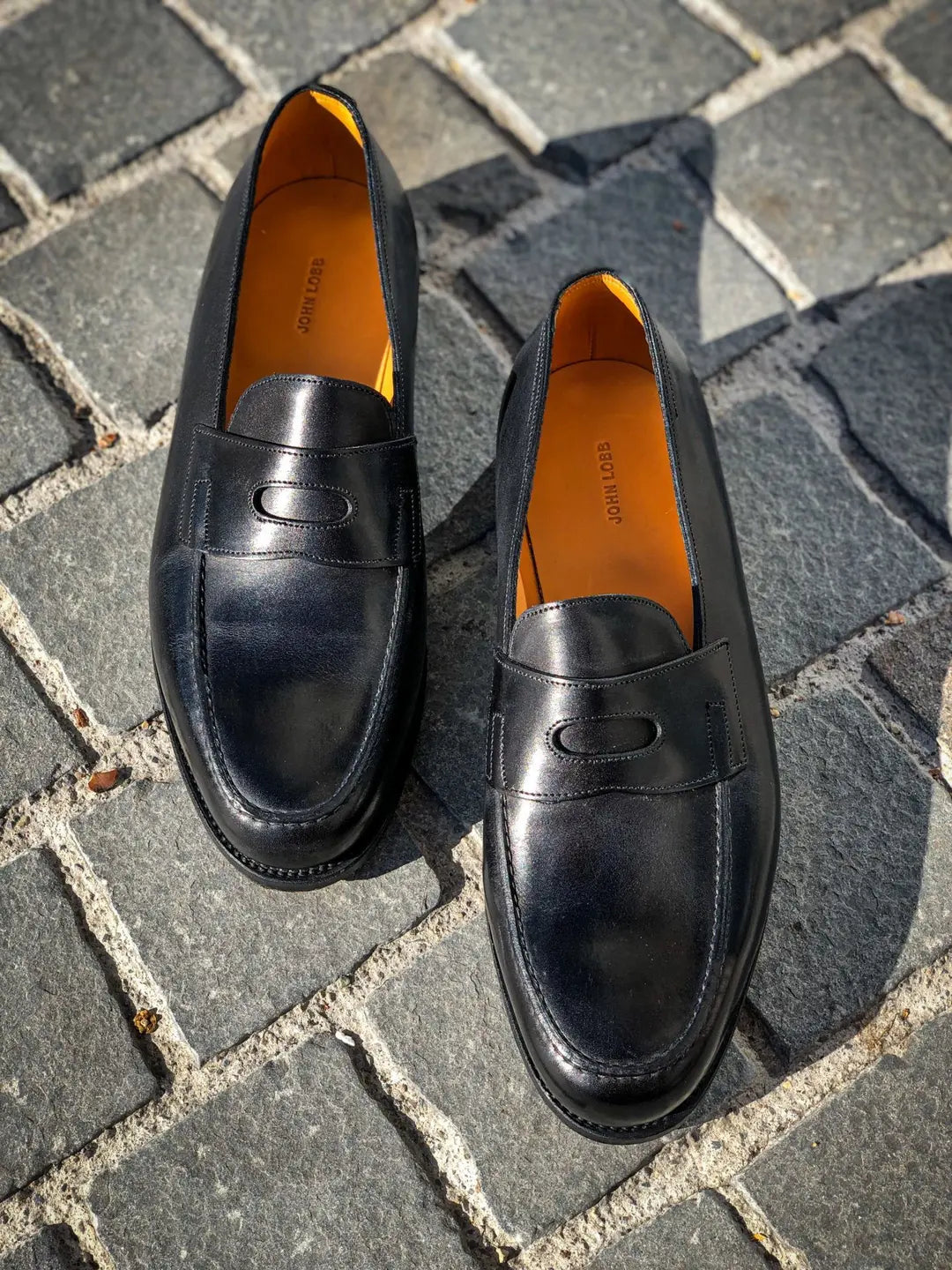John Lobb Lopez Loafer in roughout suede, view 3