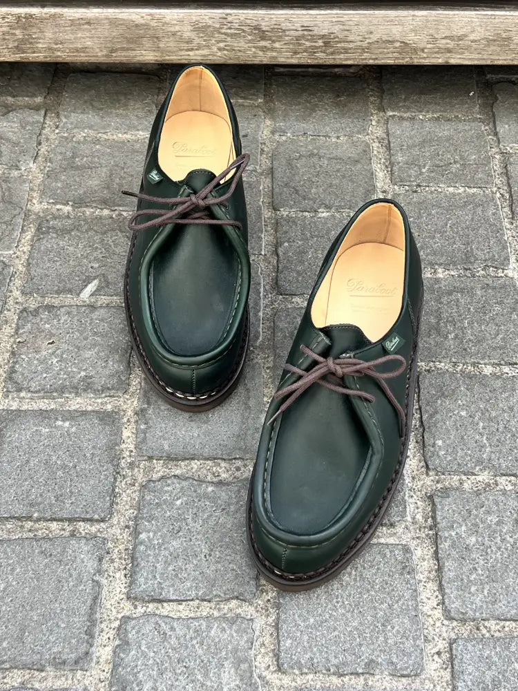 Paraboot Michael Green Calf Derby, view 4