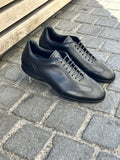 Franceschetti Leather Trainers Black