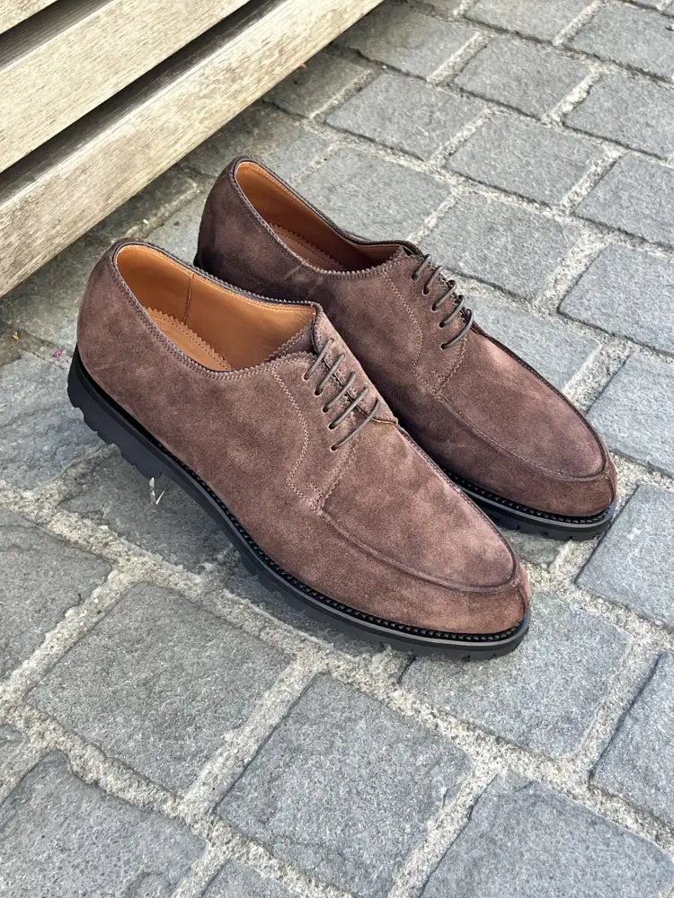 Franceschetti Suede Derby Brown