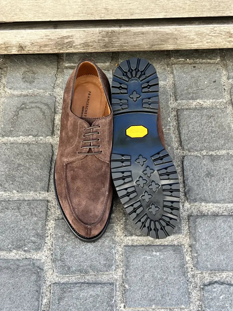 Franceschetti Suede Derby Brown, view 5