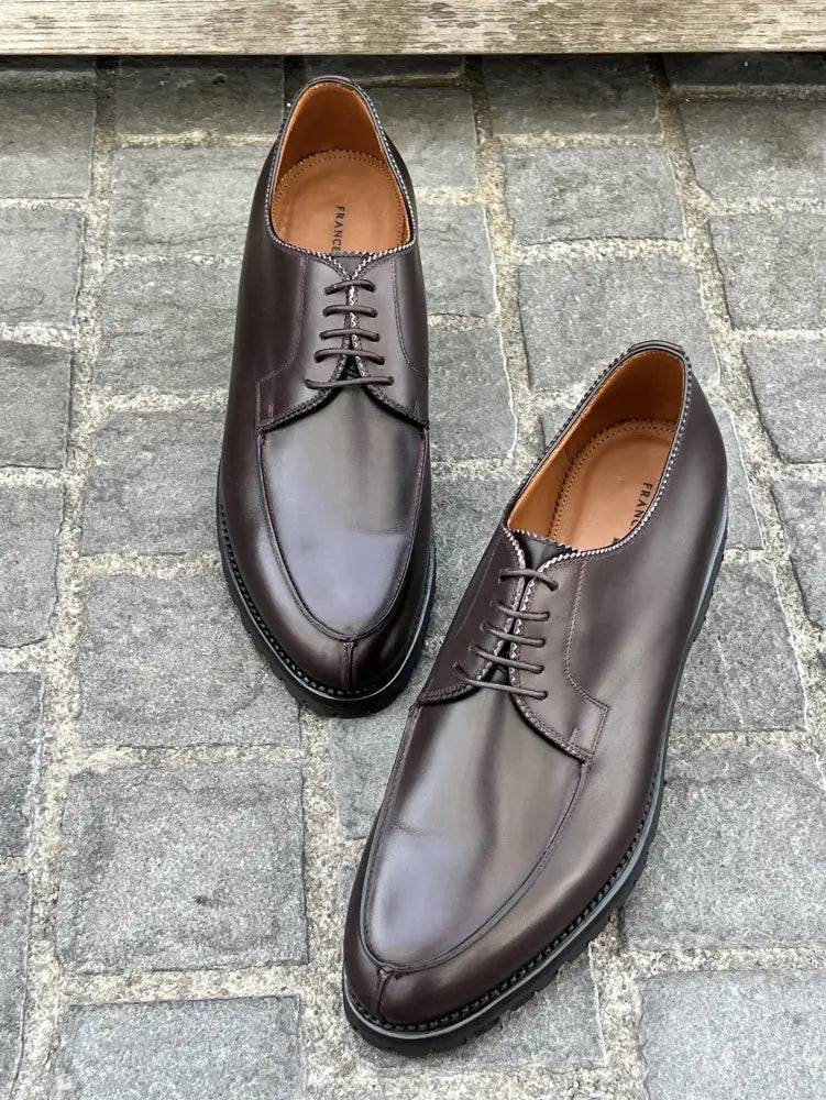Franceschetti Derby Brown Leather, view 4