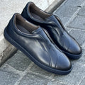 Magnanni Slip On Sneaker Navy in calf leather