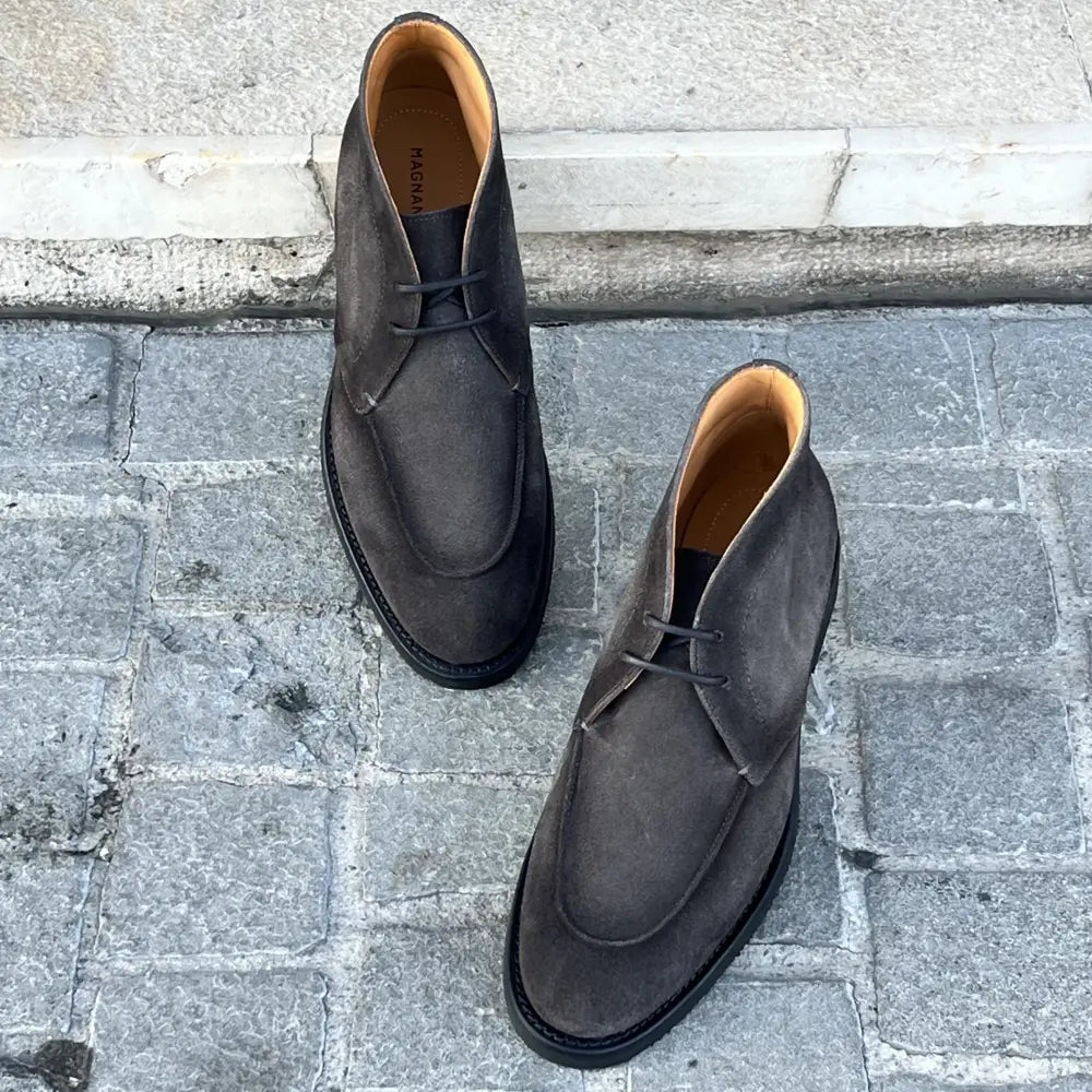 Magnanni Chukka Boot Grey Suede, view 5