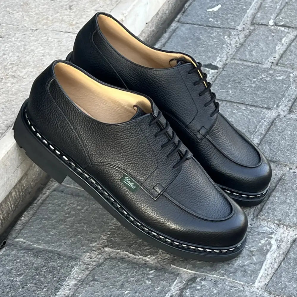 Paraboot Chambord Black Grain Derby
