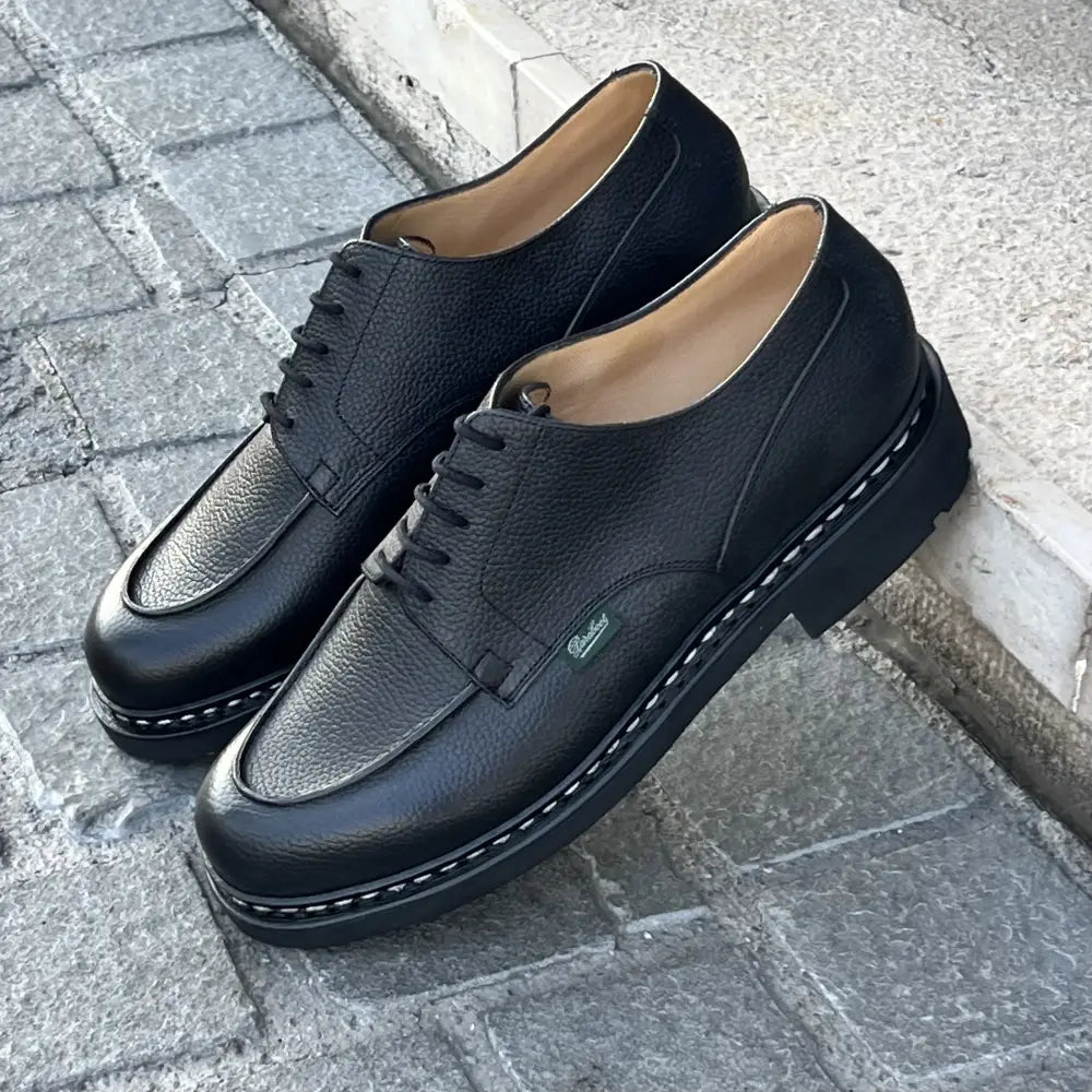 Paraboot Chambord Black Grain Derby, view 3