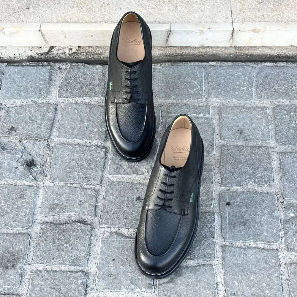 Paraboot Chambord Black Grain Derby, view 5