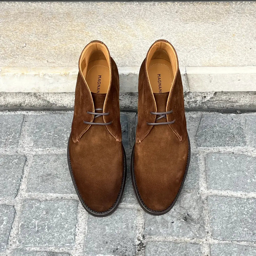 Magnanni Chukka Boot Brown Suede, view 2