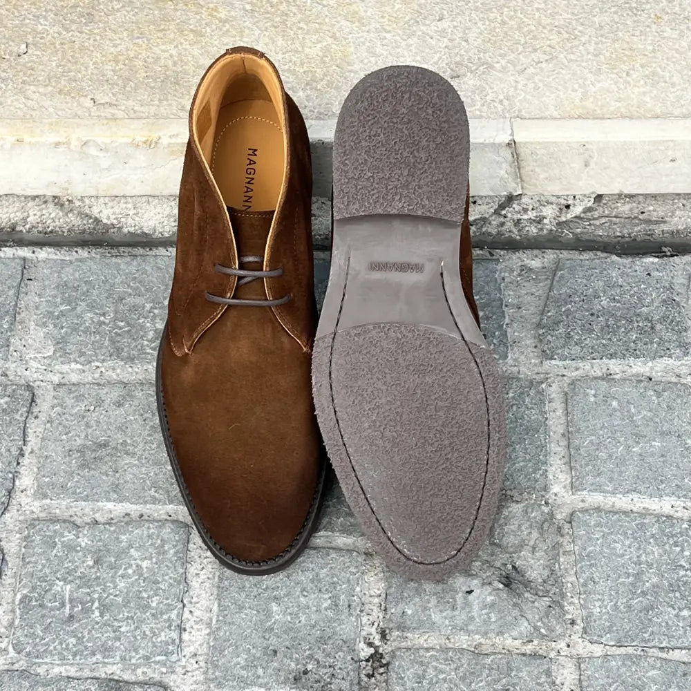 Magnanni Chukka Boot Brown Suede, view 4