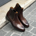 Bontoni Cavaliere Bruciato Leather Chelsea Boot