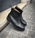 Crockett & Jones Coniston Black Hatch Grain Shoe