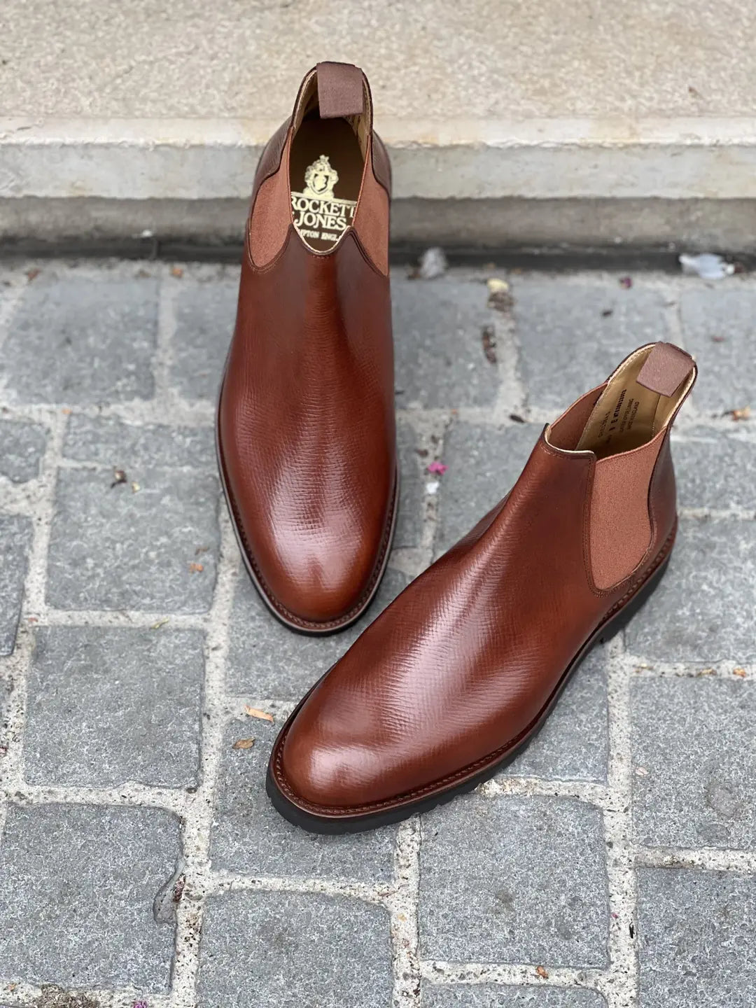 Crockett & Jones Chelsea 5 Boot Walnut Hatch Grain, view 5