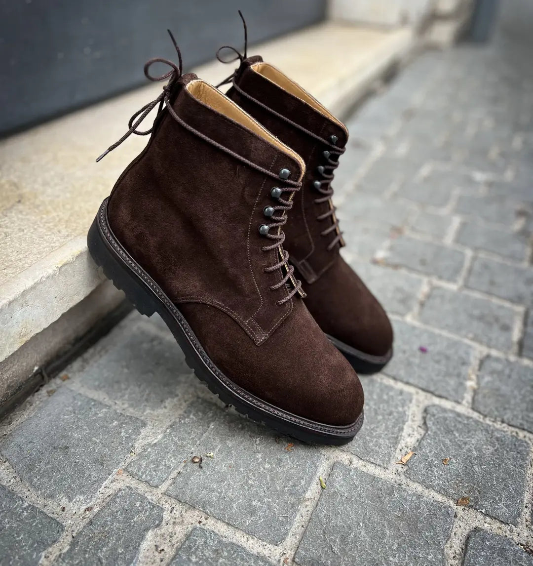 Crockett & Jones Eskdale 5 Dark Brown Suede Boot