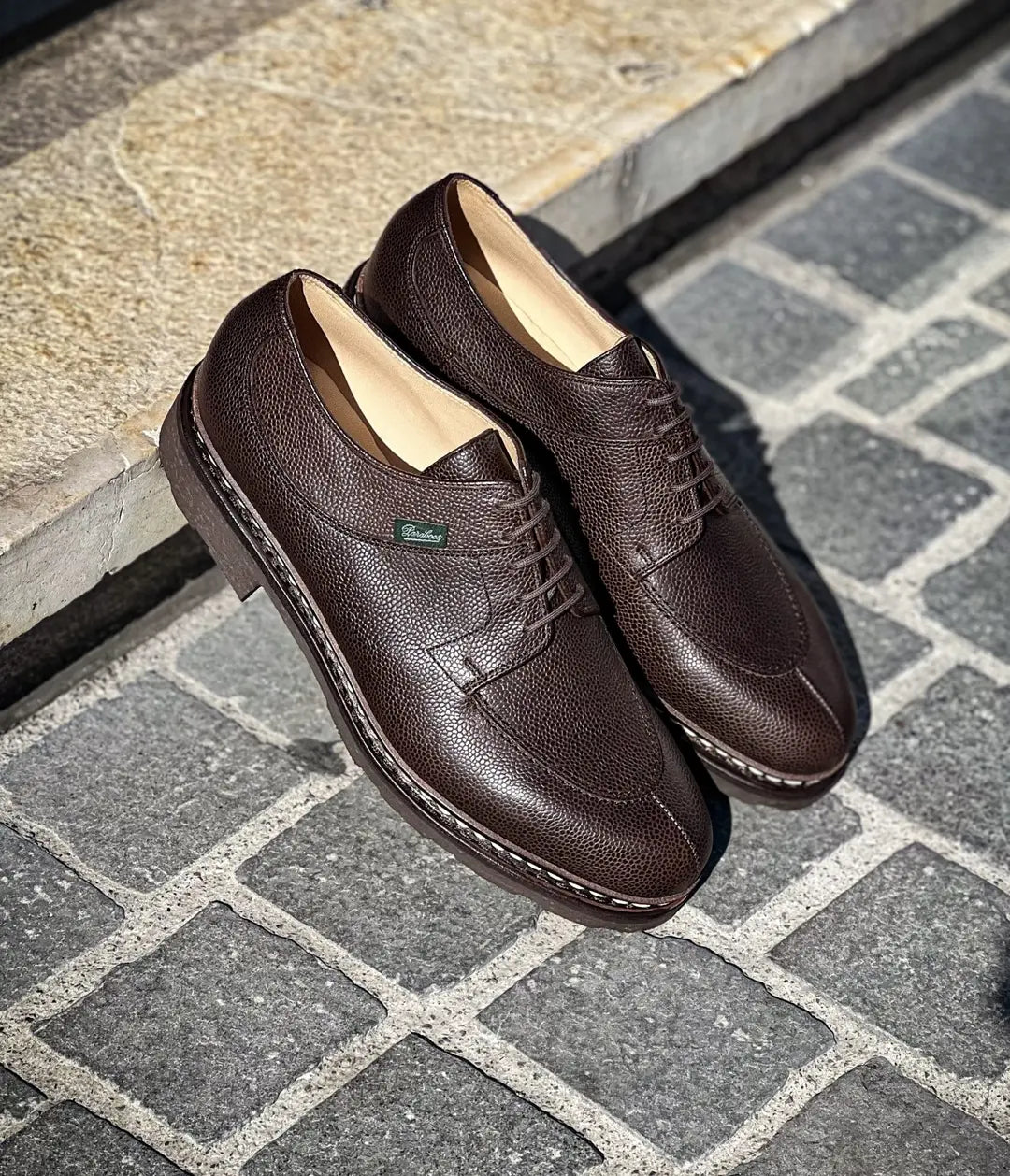 Paraboot Avignon Dark Brown Grain Derby