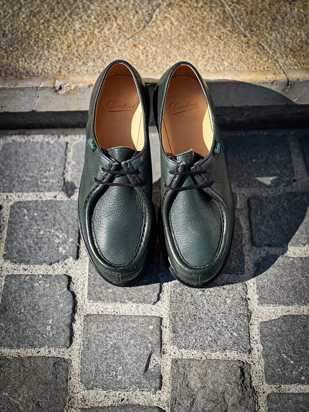 Paraboot Michael Green Grain Derby, view 5