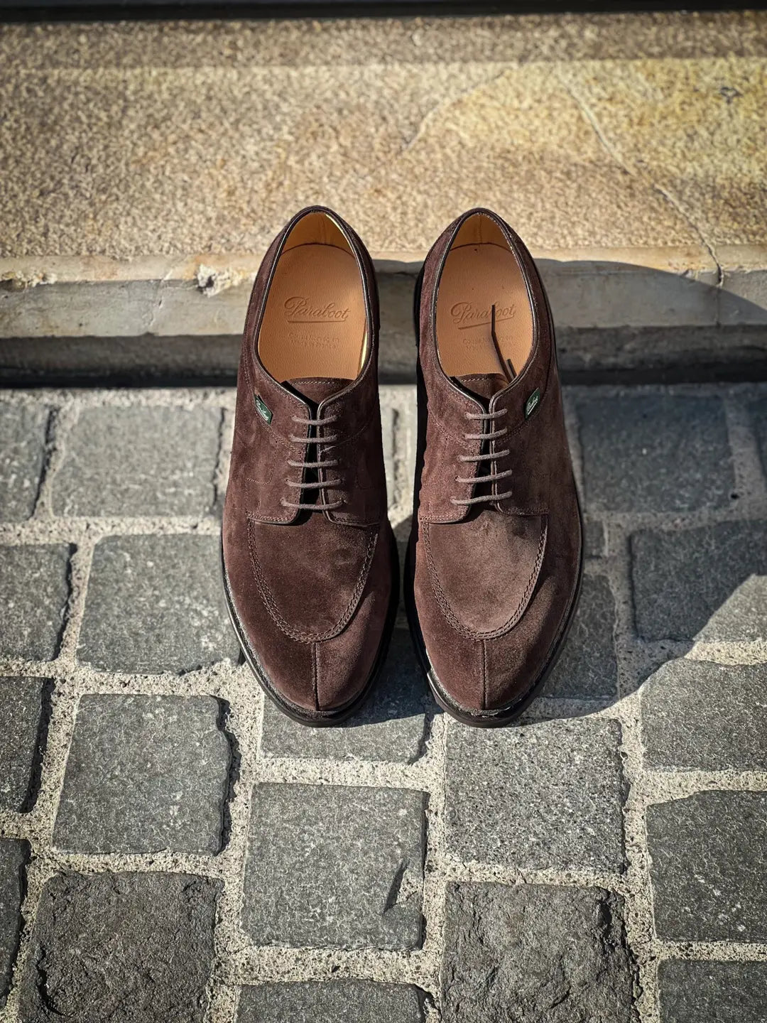 Paraboot Avignon Brown Suede Derby, view 5