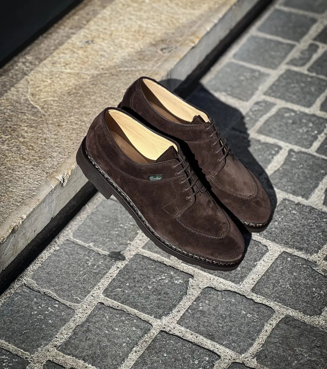 Paraboot Avignon Brown Suede Derby