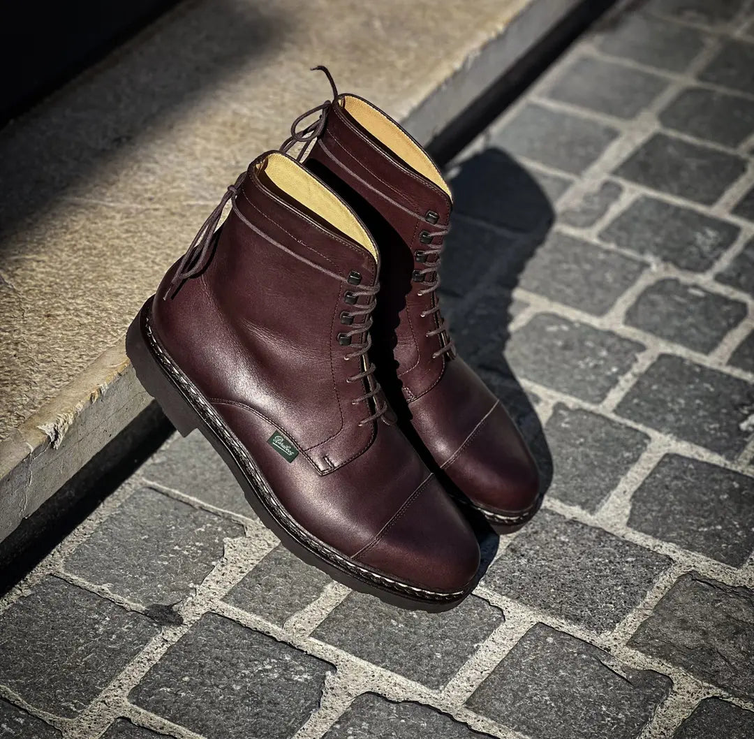 Paraboot Clamart Dark Brown Boot in calf leather, view 5