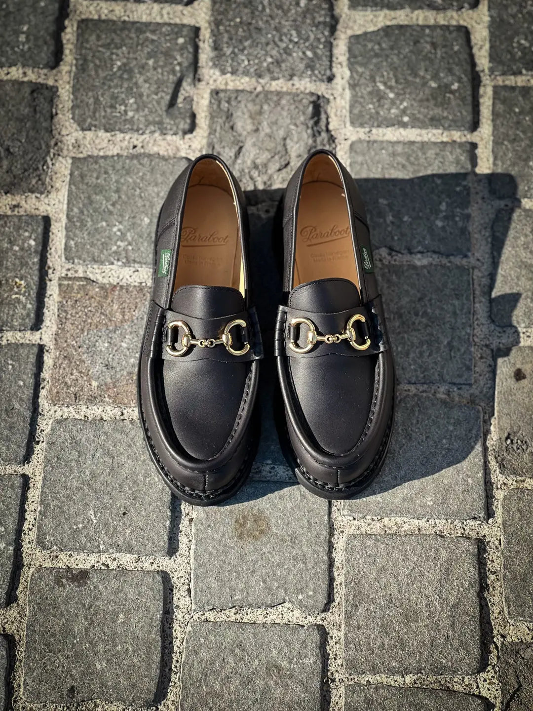Paraboot Orsay Black Mocassin in calf leather