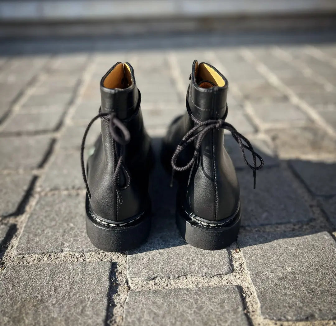 Paraboot Clamart Black Boot in calf leather, view 2