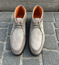 Santoni Sand Suede Ankle Boot