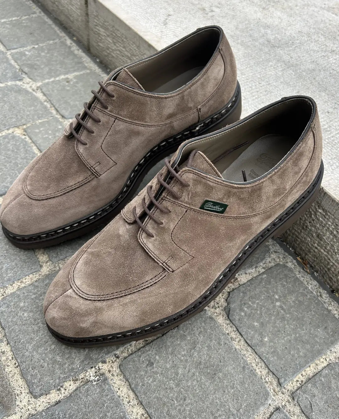 Paraboot Avignon In Mink Suede Derby