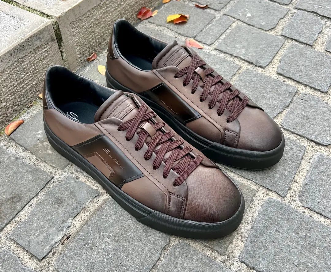 Santoni DBS Leather Trainer