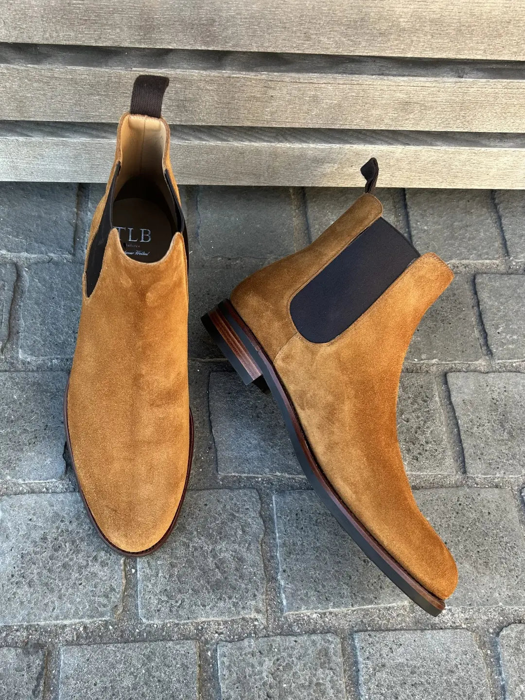 TLB Suede Chelsea Boot, view 2