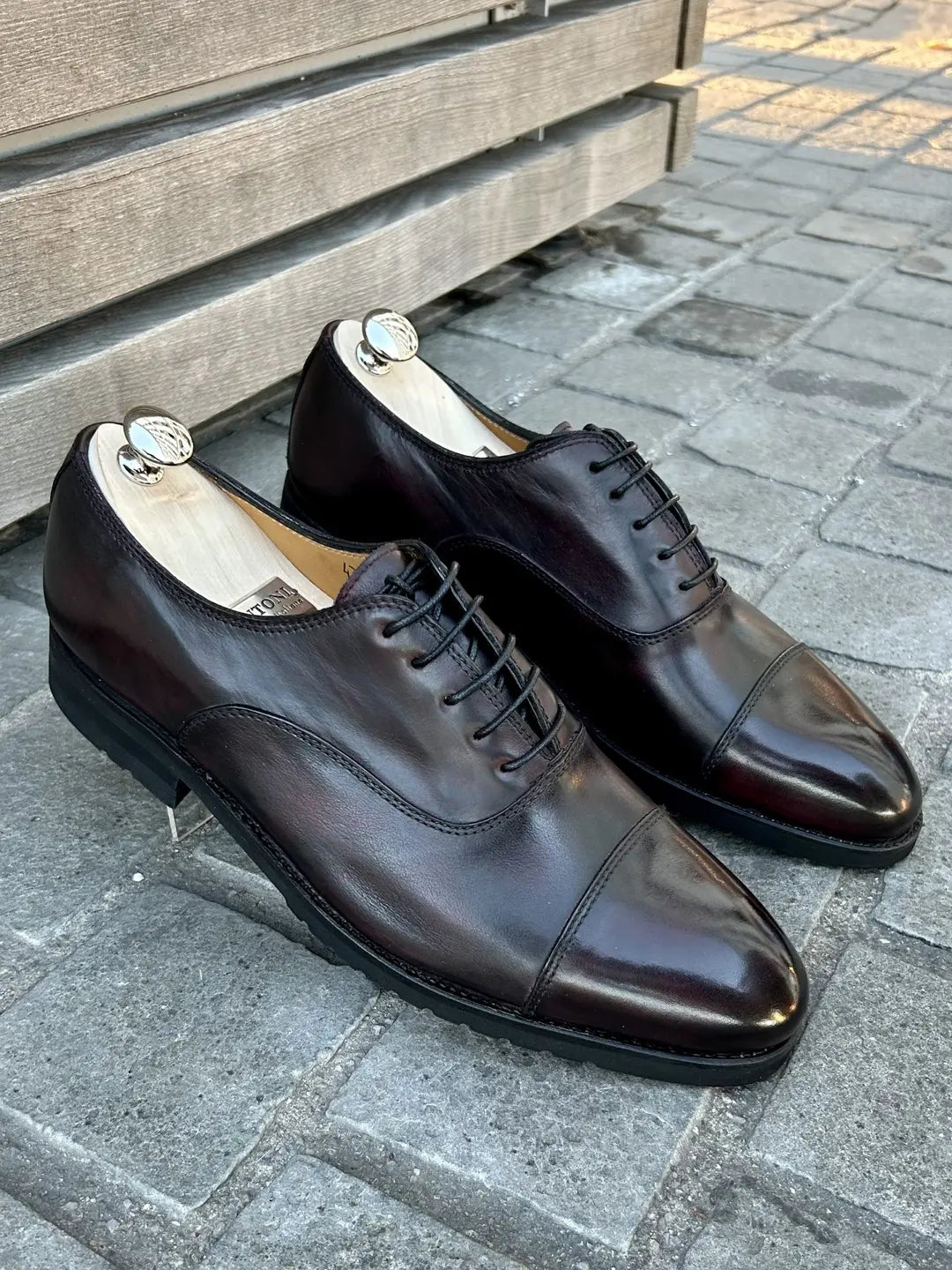 Bontoni Savoia Flex Oxford in calf leather