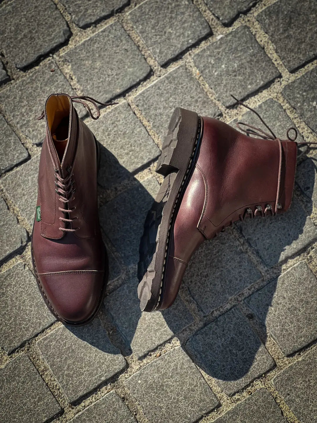 Paraboot Neuilly Lace Up Boot Brown in calf leather