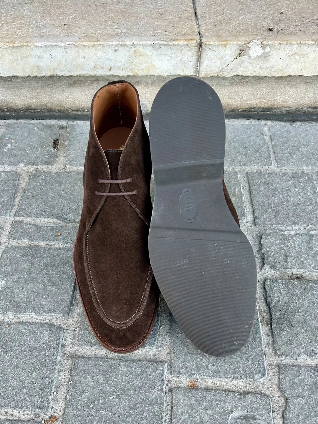 Crockett & Jones Bibury Chukka Boot in suede, view 5