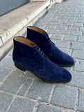 TLB Chukka Navy Boots in suede