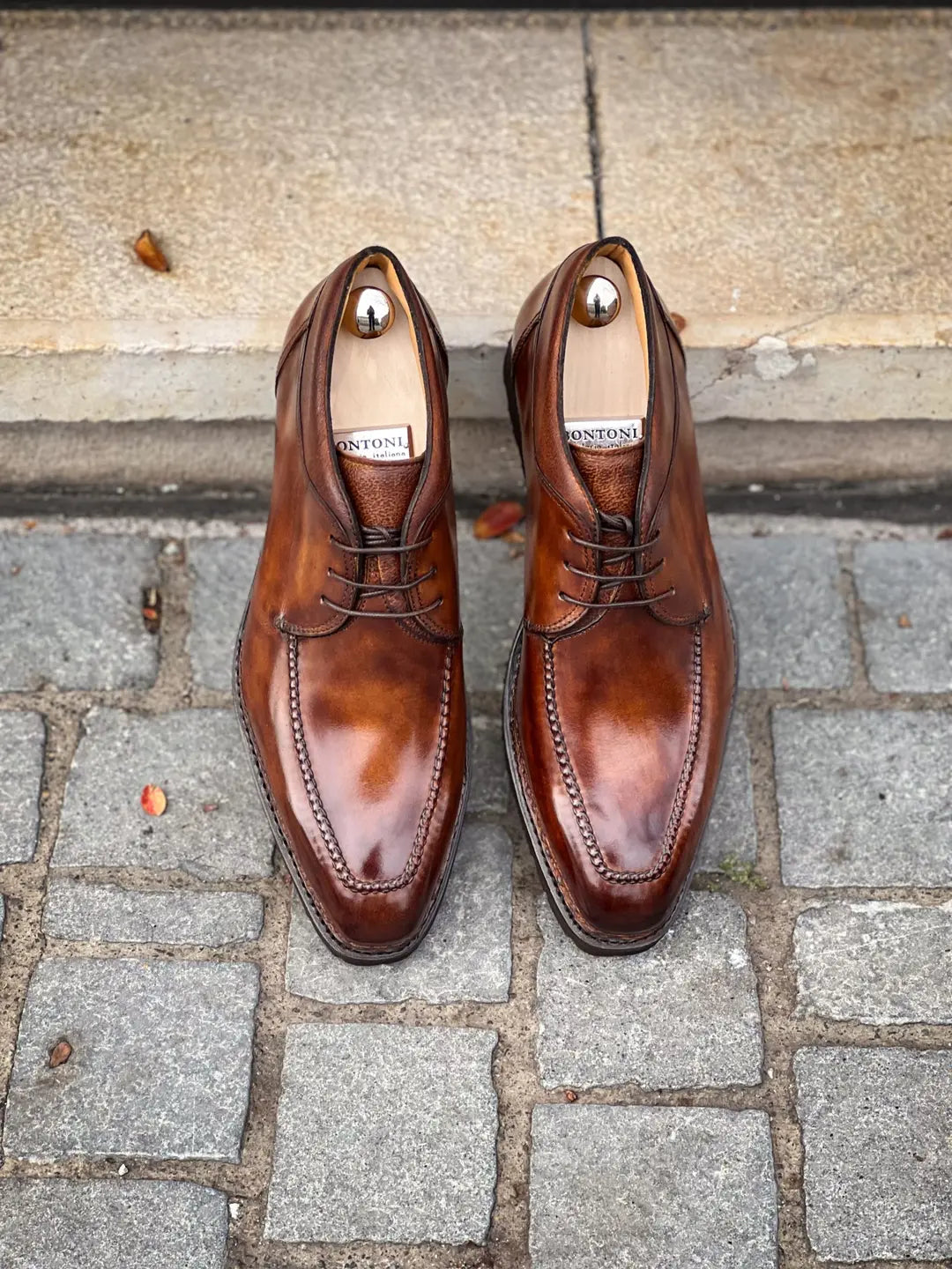 Bontoni Conero Boot Brown Leather, view 5