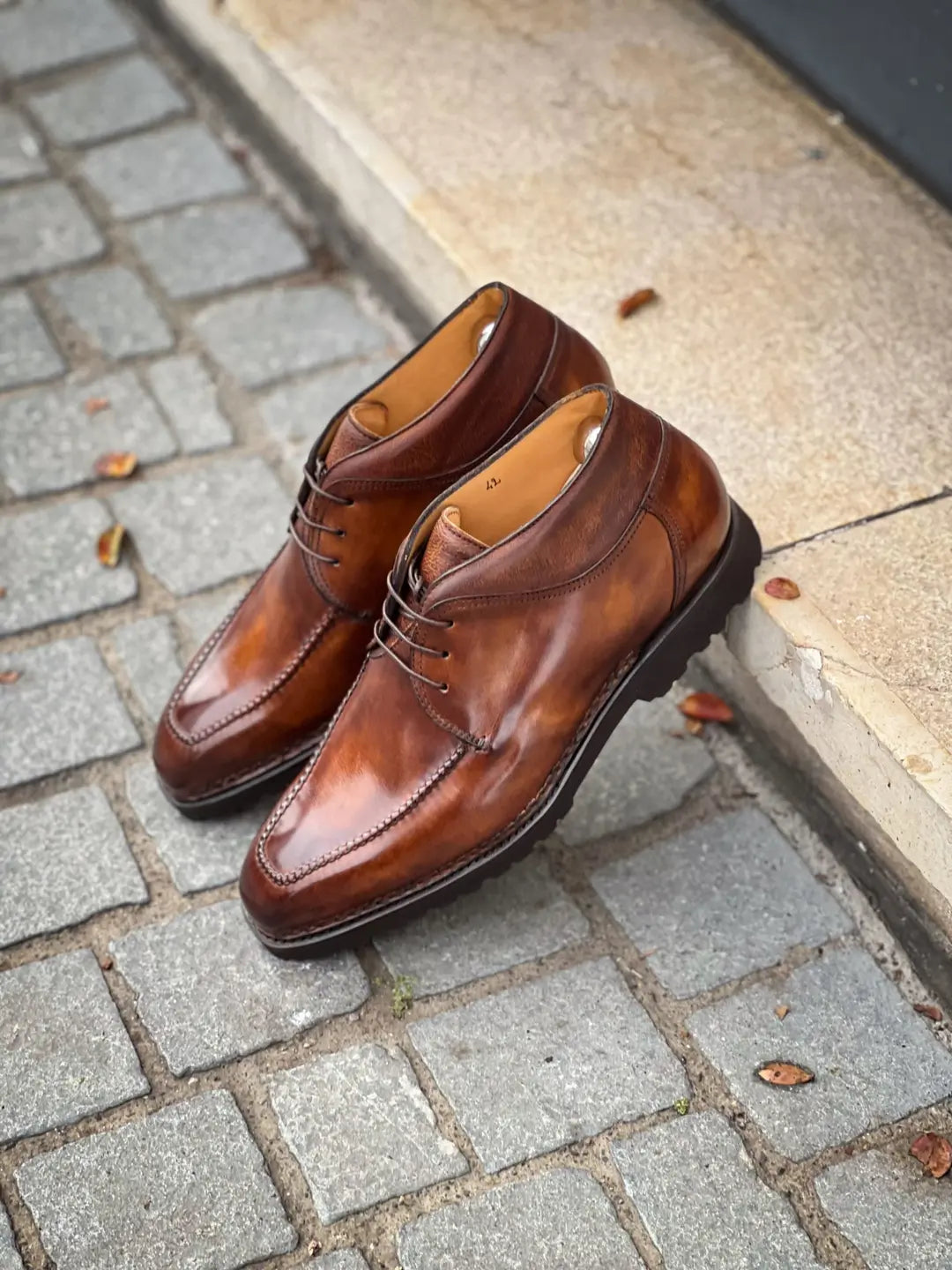 Bontoni Conero Boot Brown Leather, view 4
