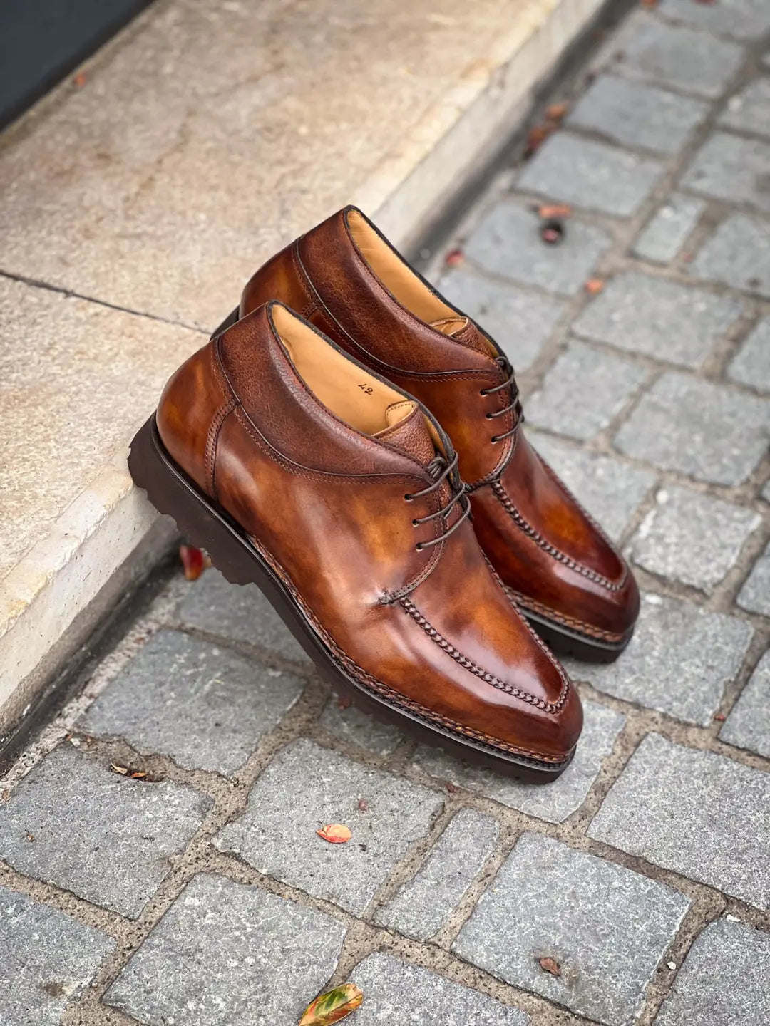 Bontoni Conero Boot Brown Leather