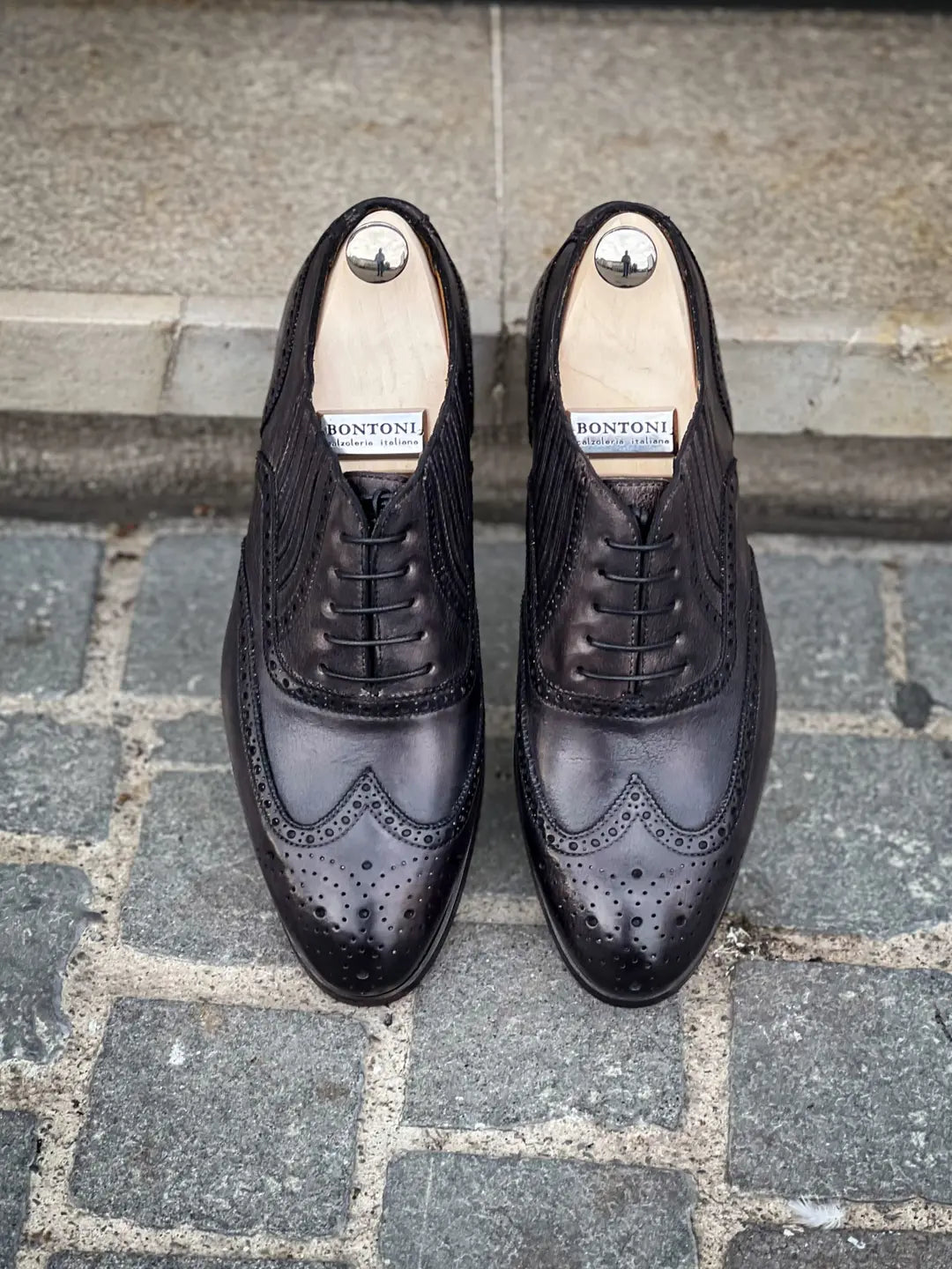 Bontoni Libertino Easy Shoe Grey Leather, view 5