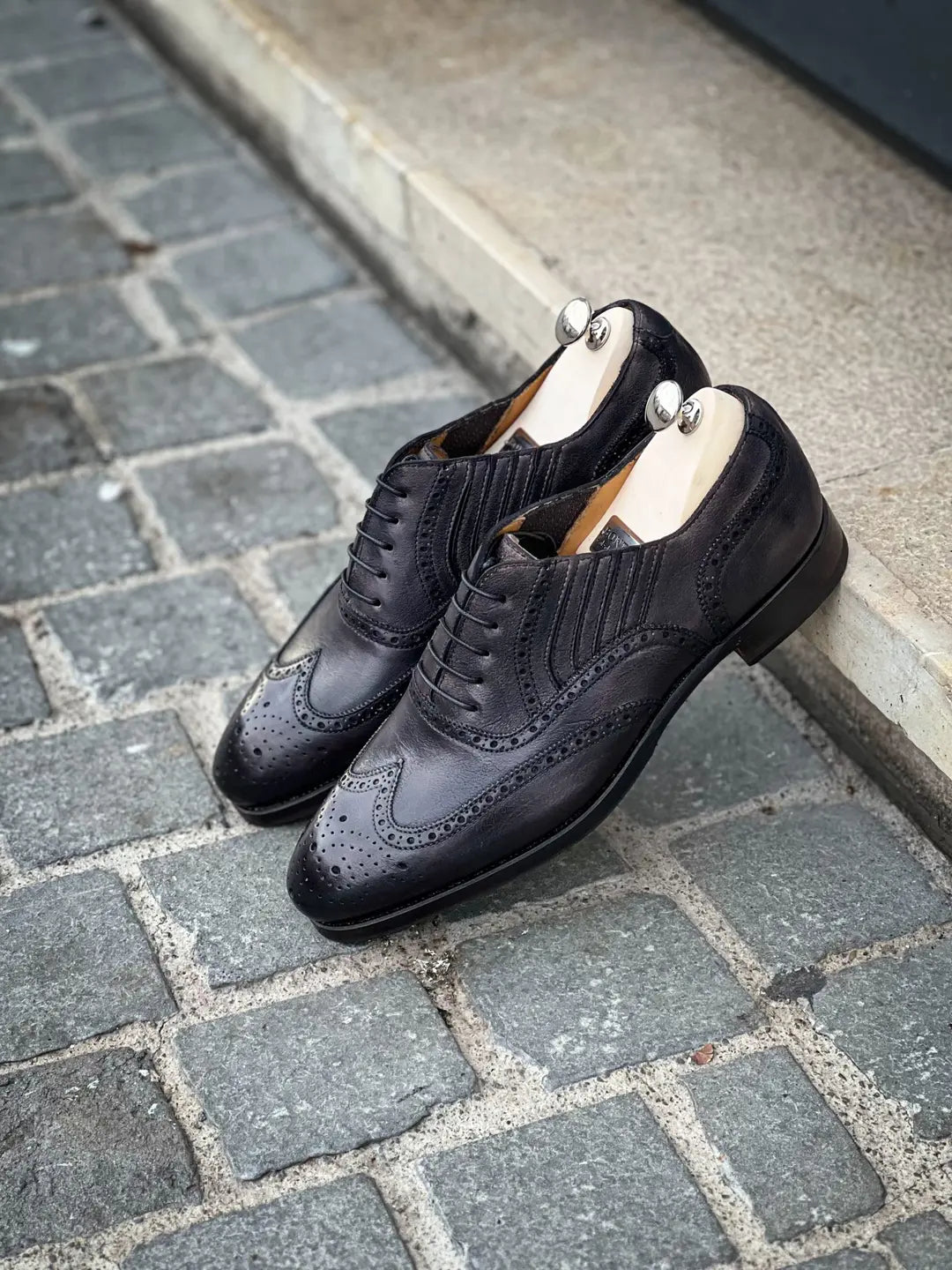 Bontoni Libertino Easy Shoe Grey Leather, view 4