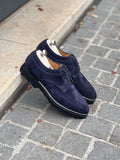 Bontoni Quasimodo Navy Derby in suede
