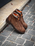 Santoni Mountain Boot Dark Brown Suede