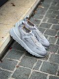 Santoni Sneakers Sock Light Grey Suede