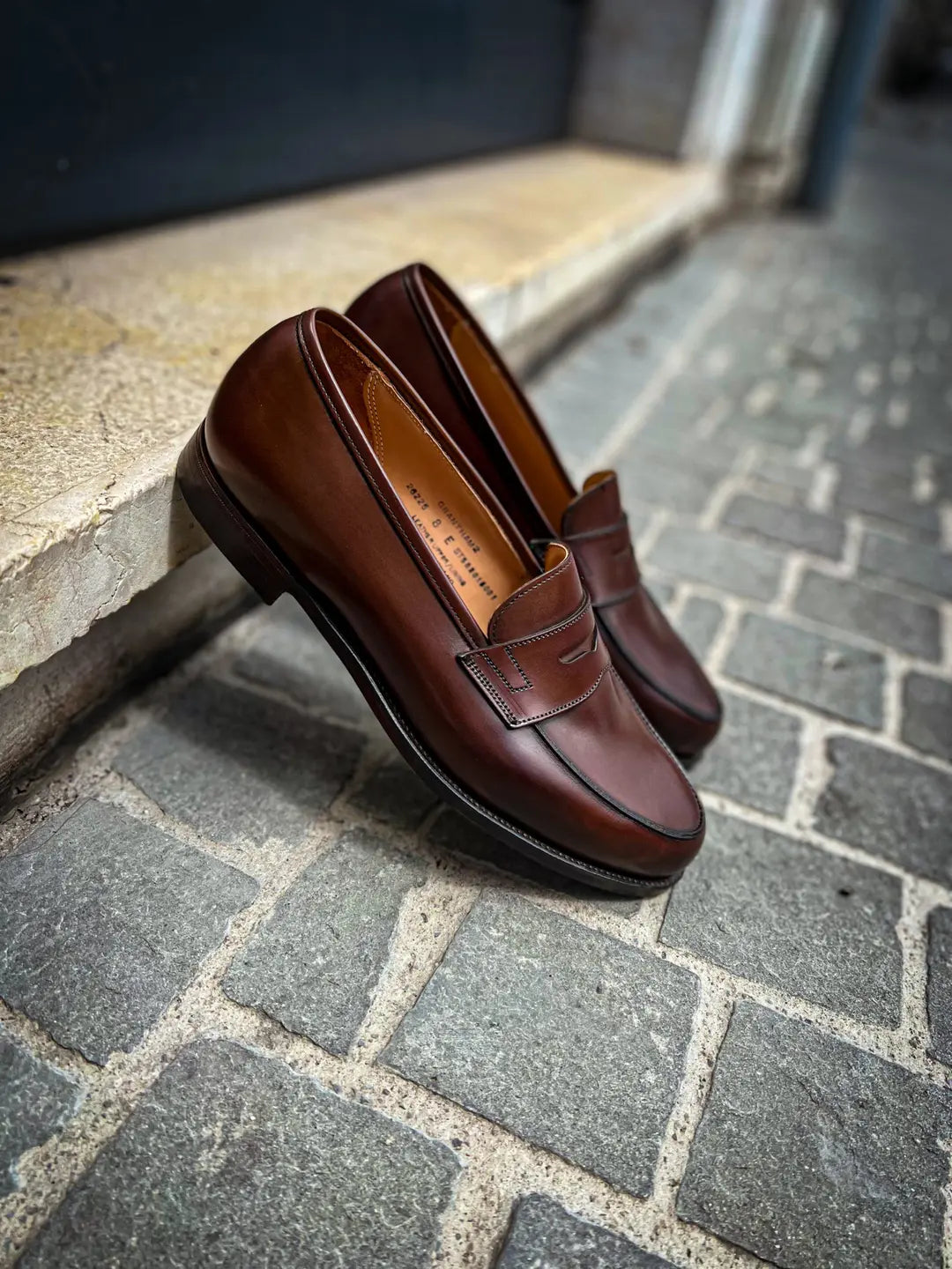 Crockett & Jones Grantham Dark Brown Leather Penny Loafer