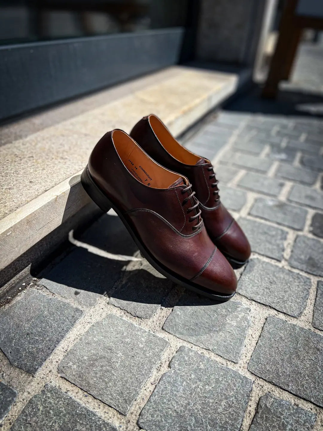 Crockett & Jones Connaught Dark Brown Oxford in calf leather